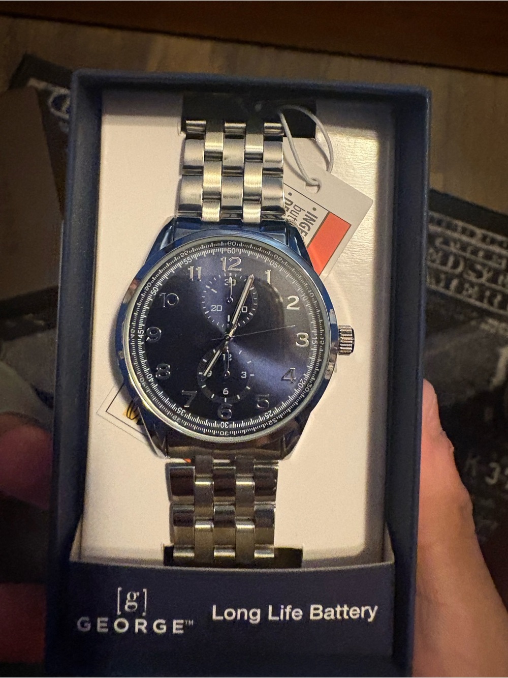 George Navy Blue Branded Gift Box